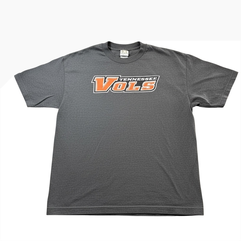 Y2K Tennessee Vols Spellout T-Shirt XL Gray Collegiate Streetwear